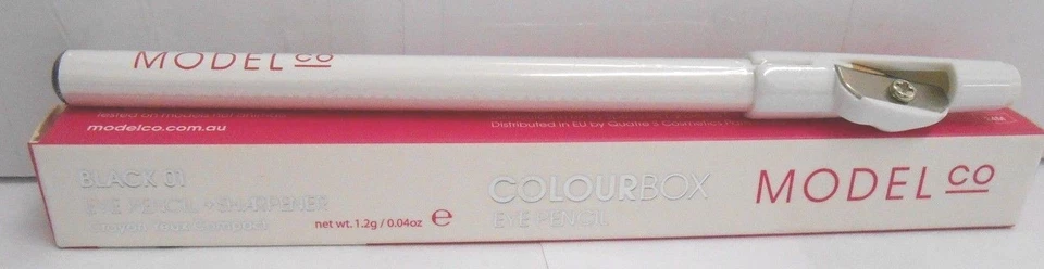 Lápiz de ojos Model Co Color Box + sacapuntas 0,04 oz *NUEVO EN CAJA NEGRO 01 Foto 1 de 1
