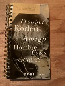 1999 Isuzu Salesman's Just The Facts Pocket Guide  - Picture 1 of 1