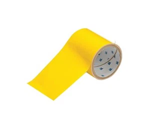 BRADY TOUGHSTRIPE 104372 Yellow Floor Marking Tape Roll 4In W, 100 ft. L (H37T) - Picture 1 of 6
