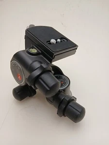 Manfrotto 410 a 3-Way, Geared Pan-and-Tilt Head with 410PL Quick Release Plate - Picture 1 of 16