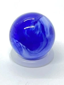AKRO AGATE Cobalt Blue Slag Glass Marble - Picture 1 of 5