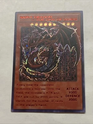 Slifer The Sky Dragon Pop Out Egyptian God Cards ACG Card Holo Anime Yugioh Rare - Image 1 of 4