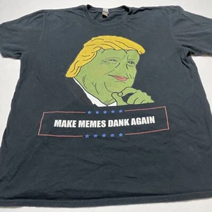 MAKE MEMES DANK AGAIN men's xl T-Shirt PRE OWNED - Picture 1 of 6