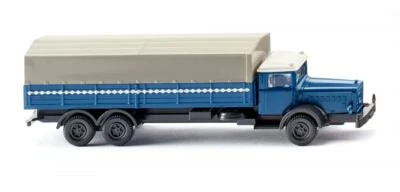 WIKING 094306 Scala N Camion telonato MB LKW L 10000 blu anno 1935-38 - Immagine 1 di 3