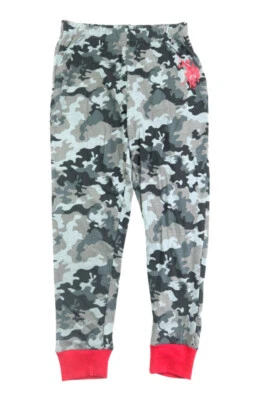 U.S. Polo Assn. Boy's Camouflage Pajama Pants (Grey Camo, 7/8) - Image 1 of 3