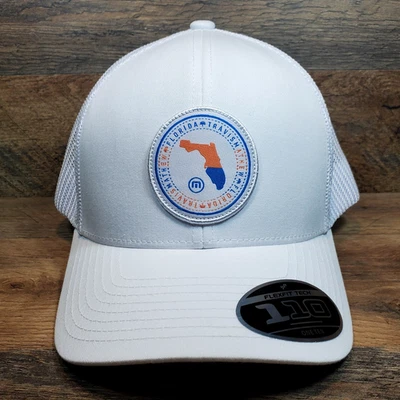 Gorra de golf Travis Mathew Later Gator 2.0 Florida State Snapback blanca NUEVA Foto 1 de 4