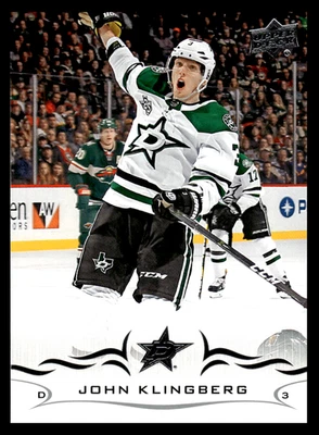2018 Upper Deck John Klingberg #59 Dallas Stars NHL Hockey Base Set - Image 1 of 2