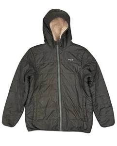 Patagonia Reversible Ready Freddy Hoody Kids Jacket Blue Size XL 14 - Picture 1 of 18