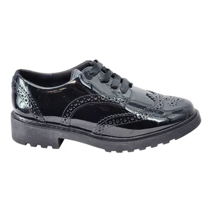 M&S Collection Kids' Leather Brogue School Shoes - Picture 1 of 8