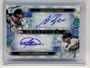 2024 Inception Dual Auto Jason Dominguez & Anthony Volpe 04/25 - Picture 1 of 2