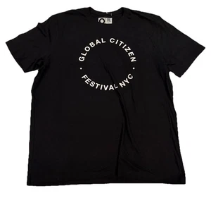 Authentic 2015 Global Citizen Festival NYC T-shirt Beyonce Pearl Jam Coldplay XL - Picture 1 of 8