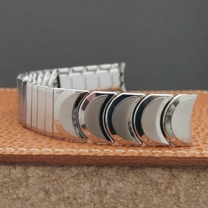 Vintage 17,2mm Edelstahl Kreisler unbenutzt MCM Nos Klassiker 50er Jahre Uhrenarmband - Bild 1 von 6