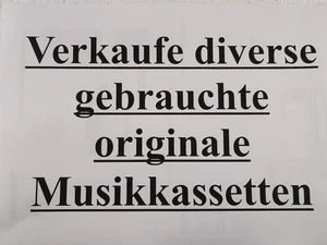 div. originale Musikkassetten Tape MC gebraucht - Bild 1 von 98
