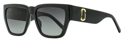 Marc Jacobs Square Logo Polarized Sunglasses Marc 646/S 08AWJ Black 57mm - Image 1 of 3