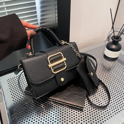 Urban Mini Square Crossbody Bag Pu Magnetic Clo Stitching Details For - Image 1 of 4