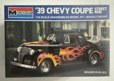 Monogram ‘39 Chevy Coupe Street Rod 1/24 Model 2719 Factory Sealed (1985) (E1) - Image 1 of 4