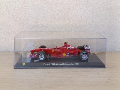 Ferrari F399 Michael Schumacher 1999 1/24 Modellino Formula 1 Die Cast Decals - Immagine 1 di 4