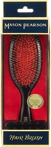 Mason Pearson Hairbrush Popular Mix Dark Ruby Comb BN1 Boar bristle Nylon Japan - Picture 1 of 6