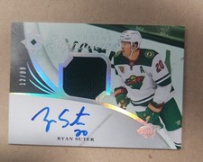 2020-21 UPPER DECK ULTIMATE COLLECTION MATERIAL SIGNATURES RYAN SUTER UMS-RS /99