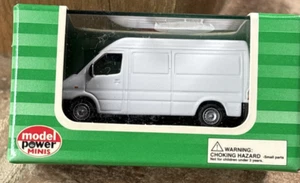 HO Scale 1:87 Model Power 19221 Mercedes Dodge Sprinter Van White New in Box - Picture 1 of 5