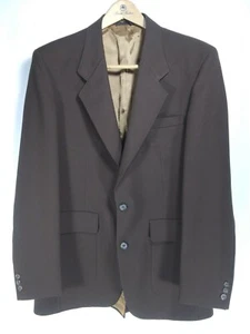 Traje de Acción Blazer Chaqueta Deportivo Chaqueta Abrigo Deportivo Marrón Talla 40L - Imagen 1 de 6