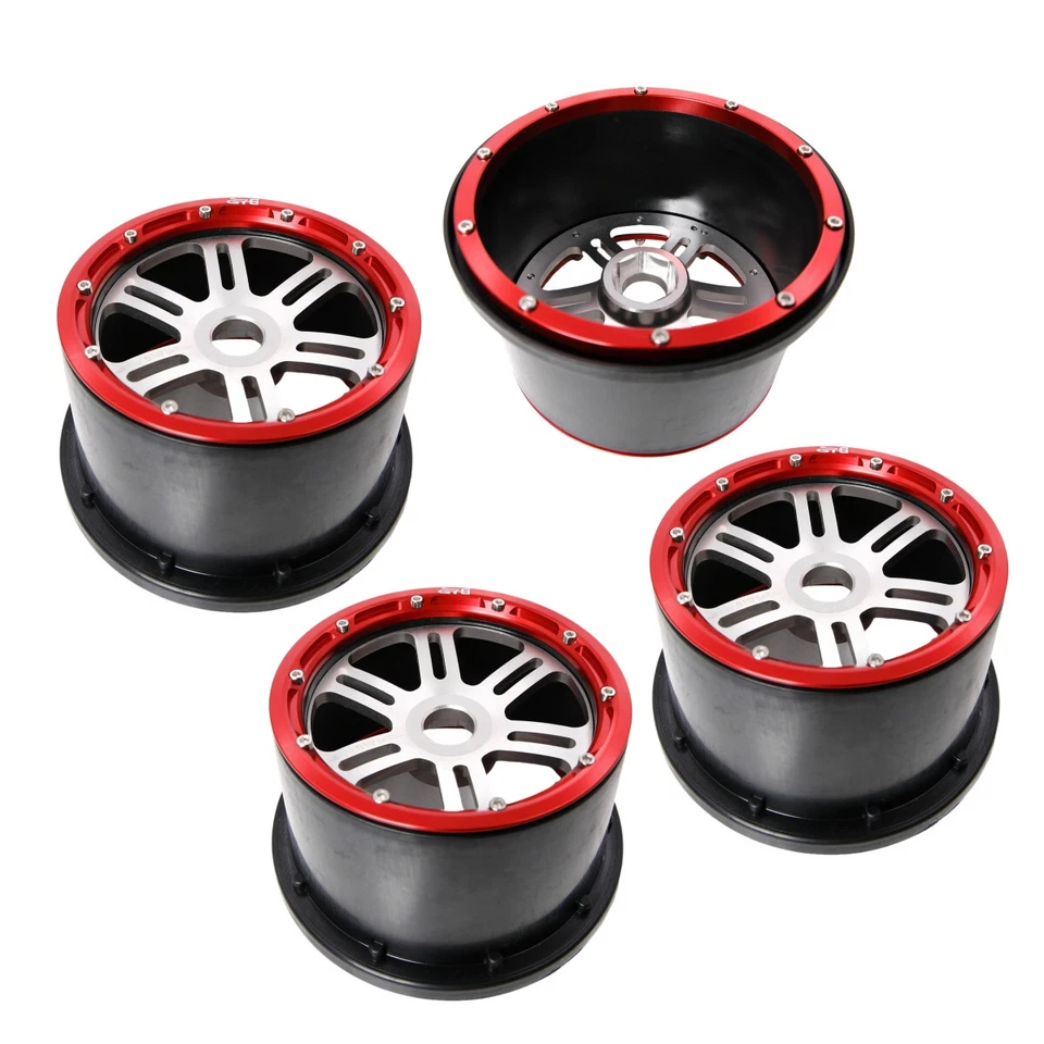 GTB Mixed Strengthen Front Rear Wheel Hub Rim Set for RC Car 1/5 HPI Baja 5B SS - Image 1 of 1
