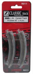 Rokuhan R011 vía curva R120-45° 4 piezas 1:220 escala Z nuevo embalaje original - Imagen 1 de 2