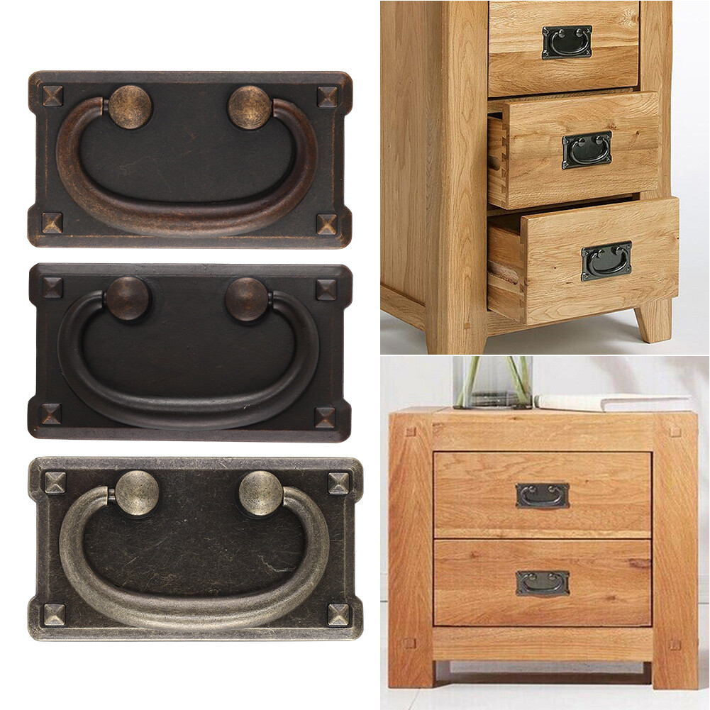 Buffet Knobs Antique Metal Drawer Handle – Vintage Vine Design Cabinet ...