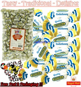 1 - 1000 Kingsway Menthol Eucalyptus Flavour Hard Boiled Wrapped Sweets Retro - Picture 1 of 1