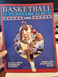 BASKETBALL SUPERSTARS ALBUM 1992 Michael Jordan Cover - Picture 1 of 4