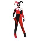 Rubie’s Harley Quinn Jumpsuit Women’s Halloween DC Costume for Adult S