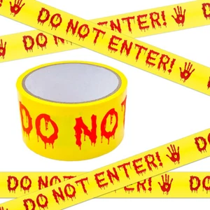 4,8 cm x 25 m Halloween Dekorationen Vorsichtsband für Party, Tür, Gefahrenbereiche - Bild 1 von 6