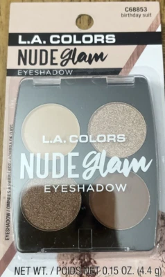L.A. Colors Nude Glow Eyeshadow C68853 "Birthday Suit"-Brand New-SHIPS N 24 HRS - Image 1 of 4
