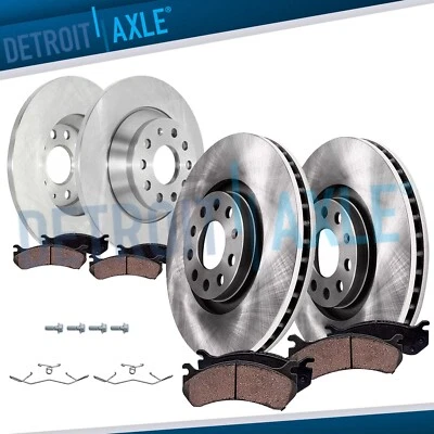 8pc Front Rear Brake Rotors Ceramic Brake Pads for 2019 - 2021 Volkswagen Jetta - Image 1 of 4