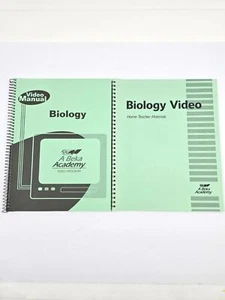 Abeka Academy Biology Video Manual Home Teacher Materials - Picture 1 of 3