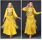 Womens All Pieces Included Indian Traditional Belly Dance Dress Costume Outfit