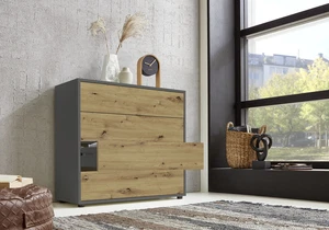 BMG Möbel Kommode Mailand 3 (Schubladenkommode Sideboard Kommode Anrichte, in an - Bild 1 von 2