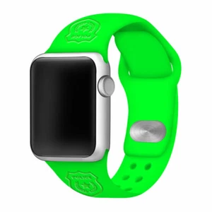 Banda de reloj Apple de policía grabado de neón estilo deportivo de silicona - Imagen 1 de 14