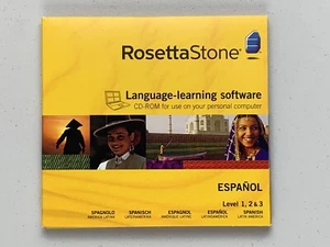 Rosetta Stone Spanish Levels 1, 2 & 3 Language-Learning Software Version 3 - Picture 1 of 6