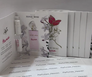 6x Hanae Mori Hanae Eau de Parfum Spray Paris Sample 1.2mL .04 oz ( Lot of 6 ) - Picture 1 of 2