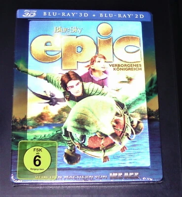 EPIC VERBORGENES KÖNIGREICH LIMITIERTE LENTICULAR STEELBOOK 3D BLU RAY NEU & OVP - Bild 1 von 4