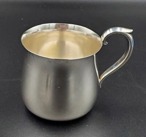 VTG Reed & Barton Child Cup Silverplate 866 Curved Handle - Picture 1 of 4
