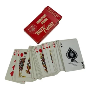 Baraja de cartas de truco mágico TricKards Circo Fun 1973 de colección. RARO - Imagen 1 de 8