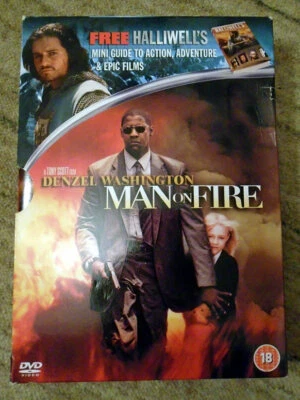 Man On Fire (2004) w/ Halliwell Film Guide - DVD - Region 2 - Good Condition - Image 1 of 4