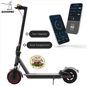 AOVOPRO AP07 Electric Scooter 350W Dual Suspension 19MPH Folding E-SCOOTER - Picture 1 of 12