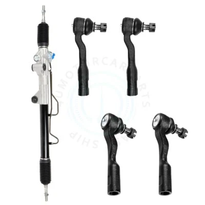 For Toyota Sequoia Tundra Complete Power Steering Rack And Pinion Outer Tie Rod - Image 1 of 4