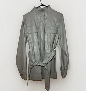Faux Leather Jacket Women’s Medium A New Day - Picture 1 of 9