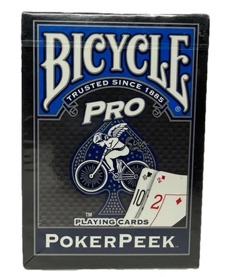 Bicycle-Poker Peek-Pro Playing Card Deck- NEW/SEALED - Image 1 of 4