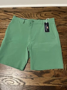 Neu mit Etikett Vineyard Vines Performance Breaker Herrenshorts 8 Zoll Steuerbord grün Größe 34 - Bild 1 von 8