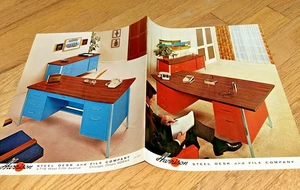 1960s HARRISON STEEL DESK AND FILE COMPANY Catalog, Chicago - Picture 1 of 17